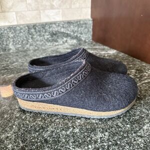 Stegmann Original 108 Wool Felt Clogs Cork Sole Womens 7